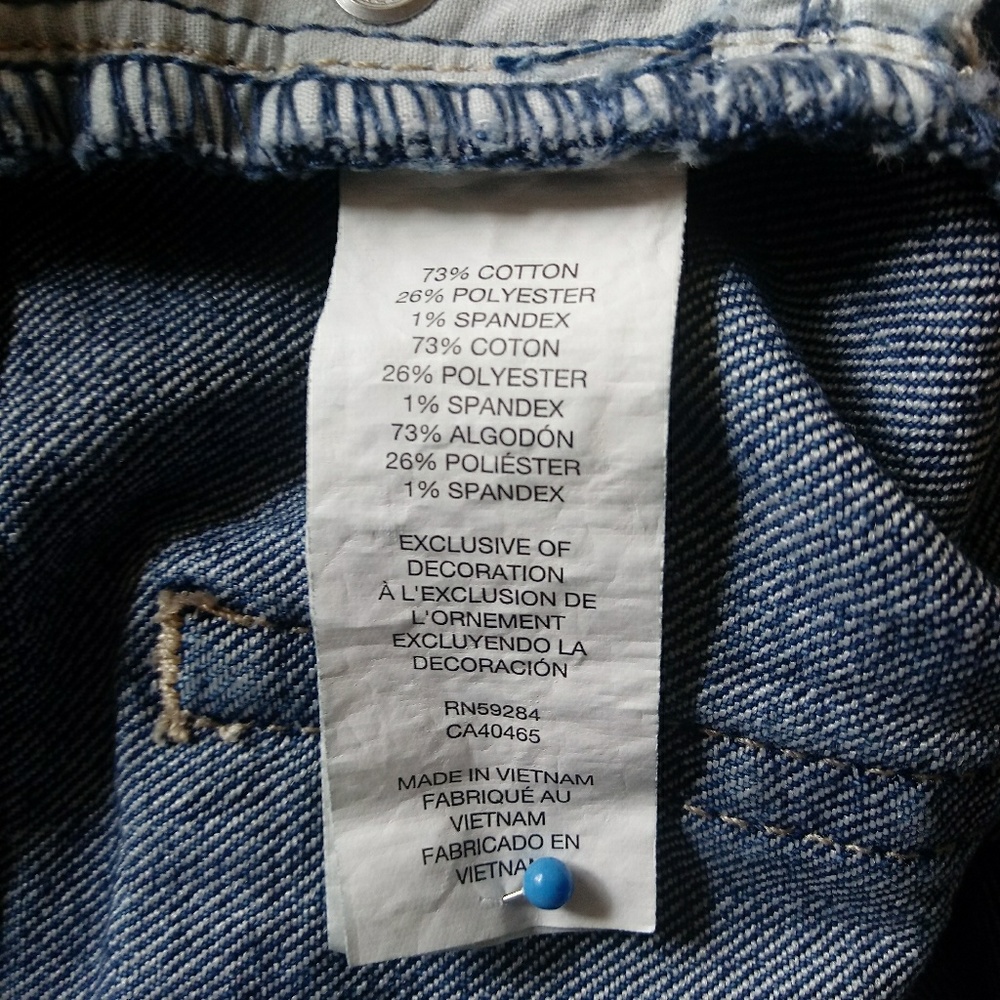 The Children Place Jeans Boot Cut Girls  Size16P - Picture 7 of 8